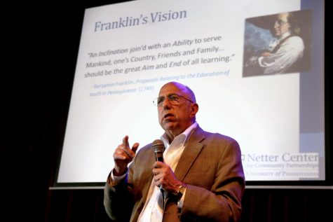 UPenn Service Learning Director visits school