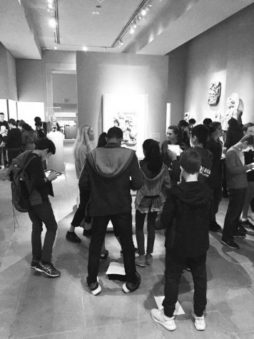 AP Art History students teach 8th graders at Met