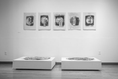 School gallery incorporates printmaking works from diverse artists