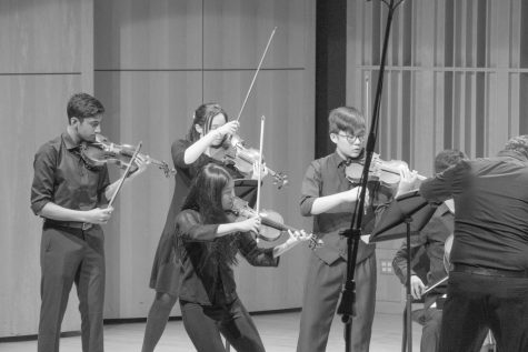 Advanced ensembles showcase their skills in evening performance