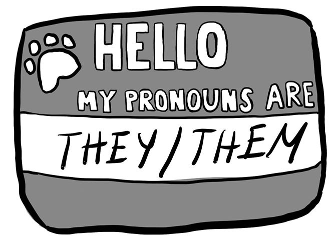 English Department officially recognizes they/them/their pronouns