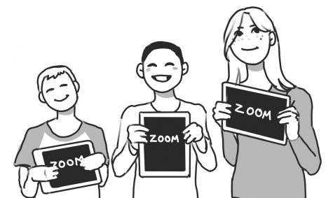Nursery, Lower, and Middle Divisions rely on collaboration to continue learning online