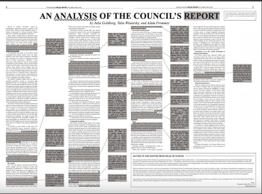 An analysis of the council