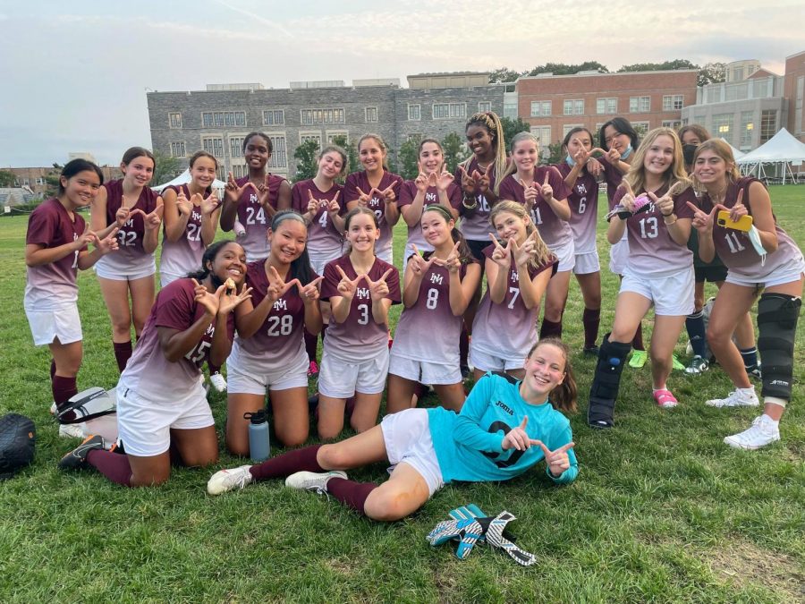 Girls Varsity Soccer team wins first match in three years