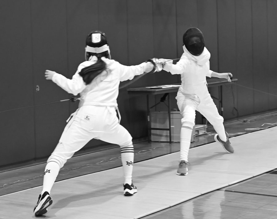 Girls Varsity Fencing falls to Rye in close match