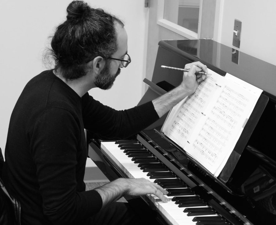 Piano player, teacher, and composer: Dr Amir Khosrowpour shares his talent with the school